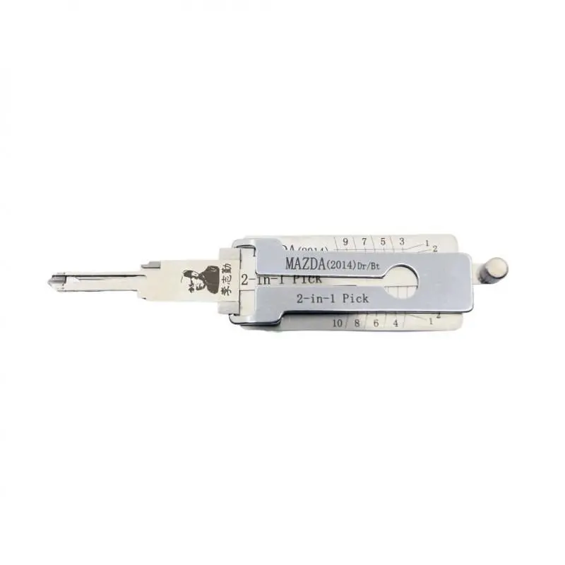 Original Lishi Mazda2014 Dr/Bt Smart Keyway 2-In-1 Pick Decoder For Mazda 2014+ 1