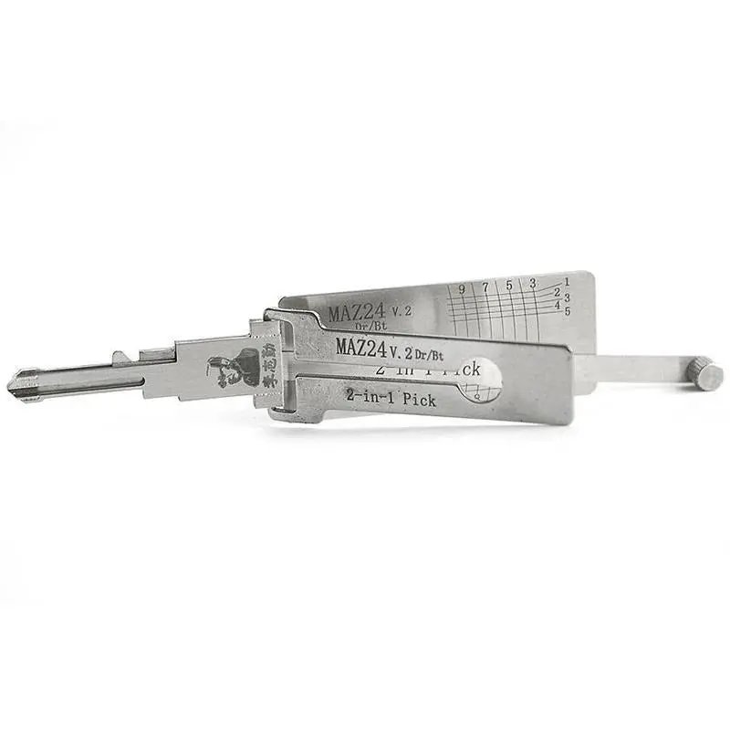 Original Lishi Mazda / Ford / Maz24r / Dr / Bt / 2-In-1 / Pick & Decoder Ag 1