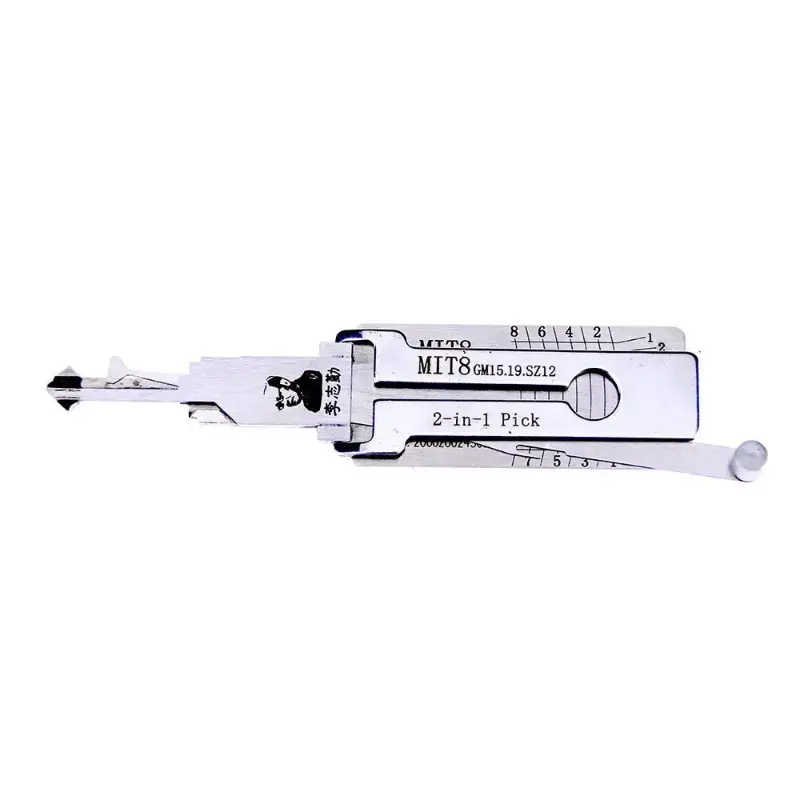 Original Lishi Mit8 (Gm15/Gm19/Sz12) 2In1 Pick And Decoder For Mitsubishi -- Door / Trunk 1