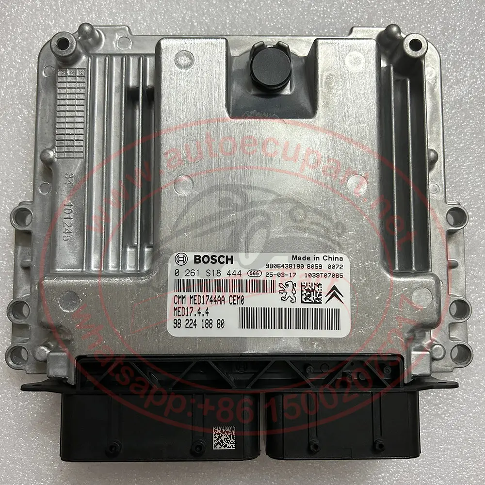 Original New 0261S18444 9822418880 Med17.4.4 Ecu For Peugeot 3008, 5008 (0 261 S18 444) 1