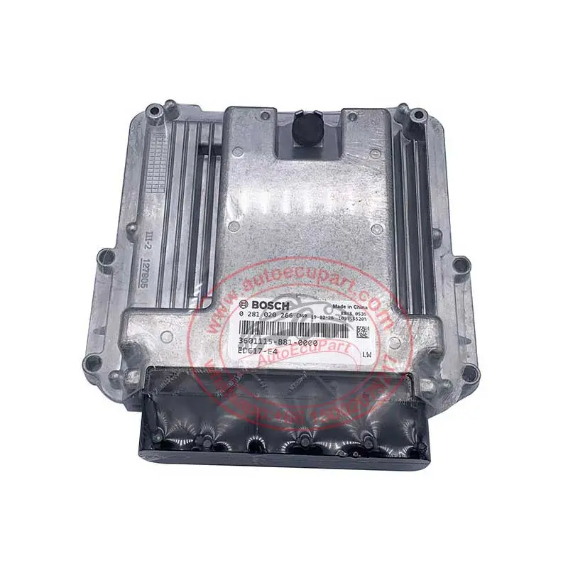Original New 0281020266 Ecu For Jinbei Sy1044dz2l Truck Diesel Wb920165 Engine Computer Edc17-E4 (0 281 020 266) 1