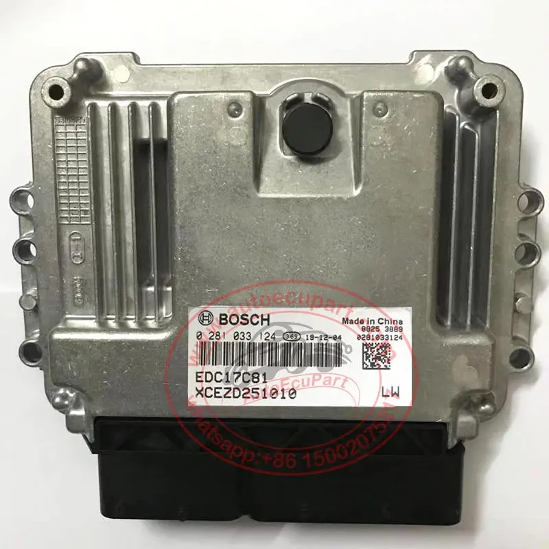 Original New 0281033124 Edc17c81 Ecu For Nissan Dongfeng Rich6 Zd25 Engine Computer Ecm (0 281 033 124) 1