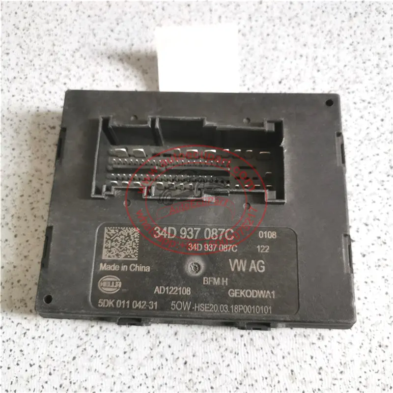 Original New 34D937087c Bcm For Vw Gol Saveiro Crossfox Body Control Module (34D 937 087C) 1