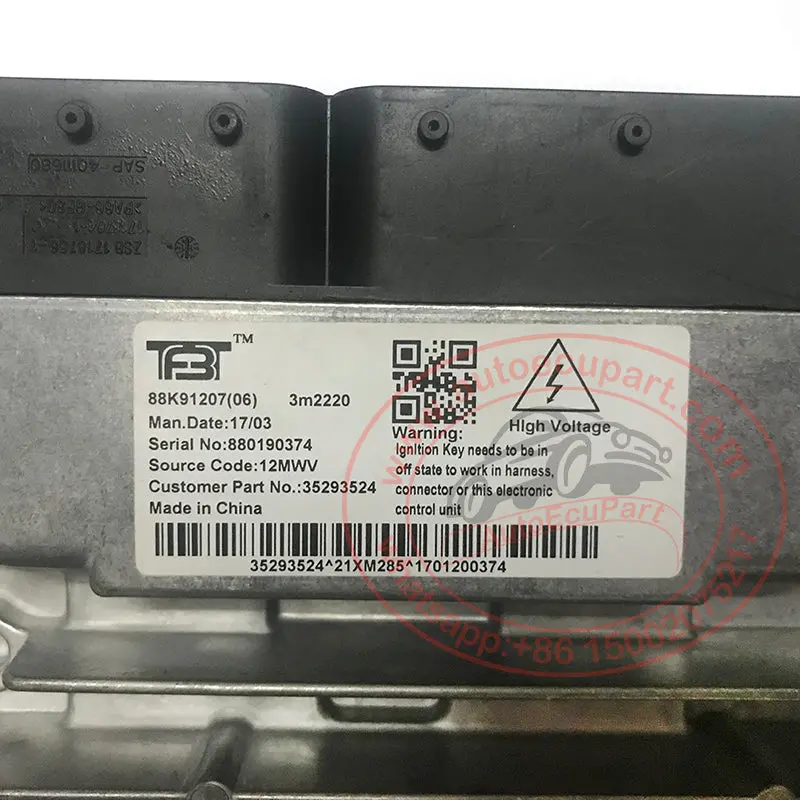 Original New 35293524 88K91207 880190374 Isf2.8 Ecm Ecu For Foton Funland 2016 Engine Computer 1
