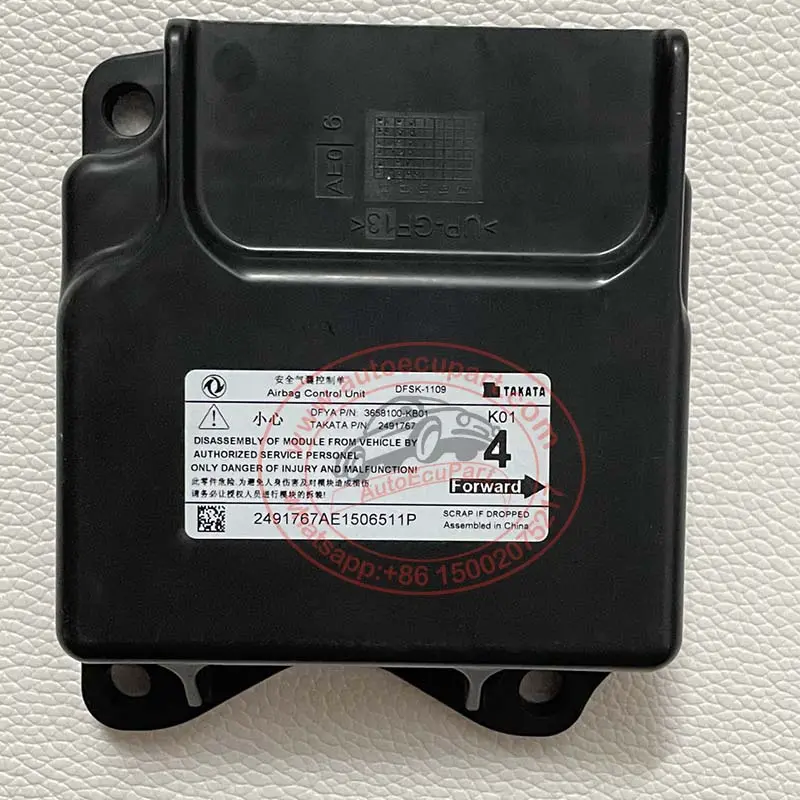 Original New 3658100-Kb01, Dfsk-1109 Airbag Control Unit Srs Controller 3658100Kb01 For Dongfeng K05s 1