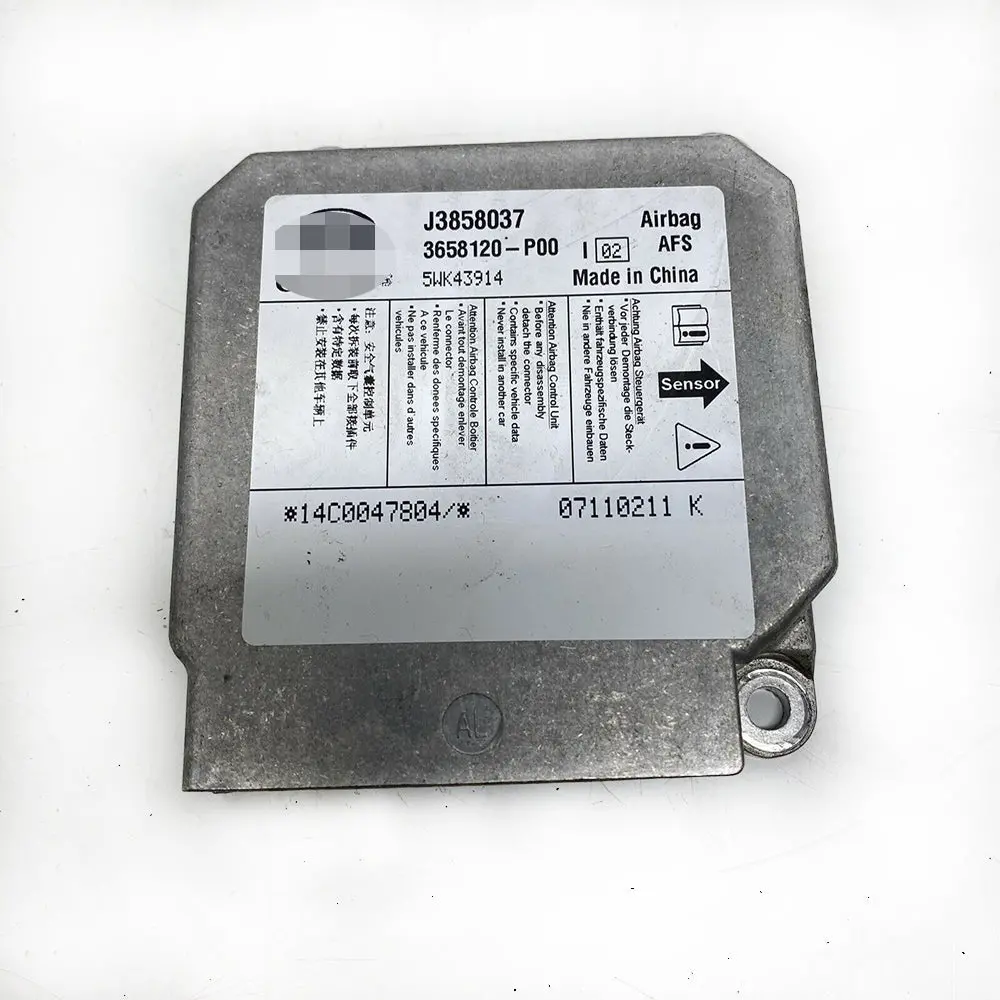 Original New 3658120-P00 J3858037 Air Bag Airbag Srs Control Module For 2012 Great Wall Steed Wingle 1