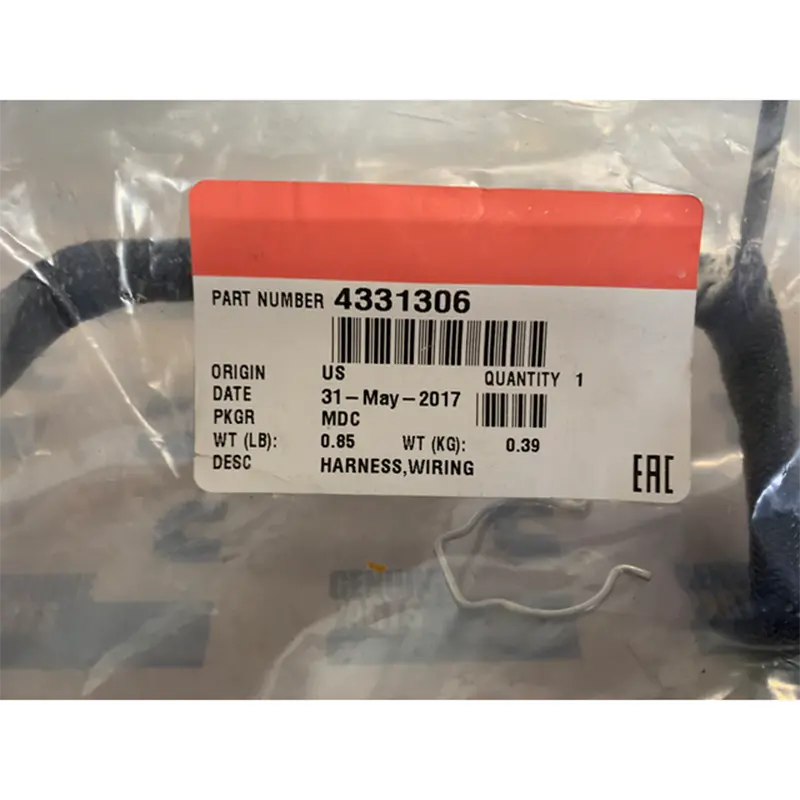 Original New 4331306 Brake Harness Gen2 Cable For Isx 1