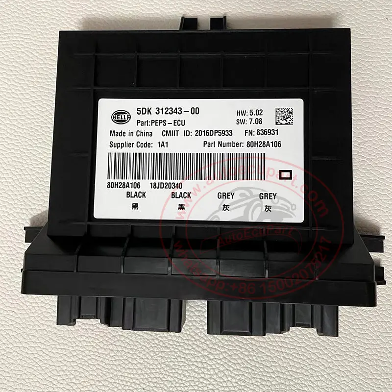 Original New 5Dk 312343-00, 80H28a106, 2016Dp5933 Peps Module Ecu For Soueast Dx3 Mechanical Transmission 1