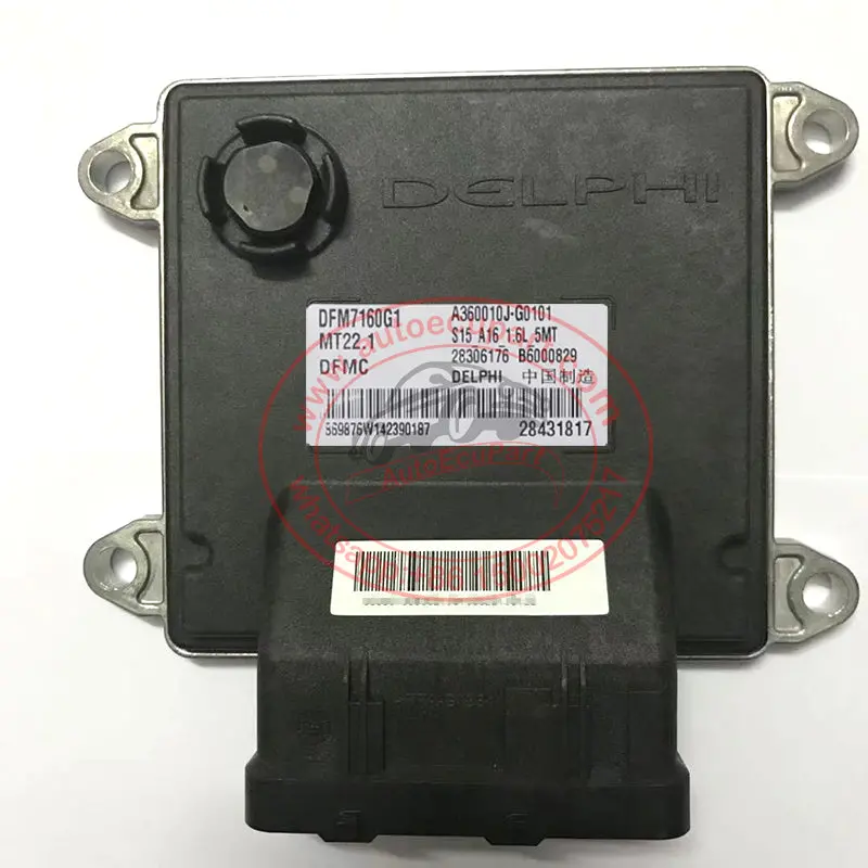 Original New A360010j-G0101, B6000829, 28306176 Delphi Mt22.1 Ecu For Dongfeng A60 Engine Computer Ecm A360010jg0101 1