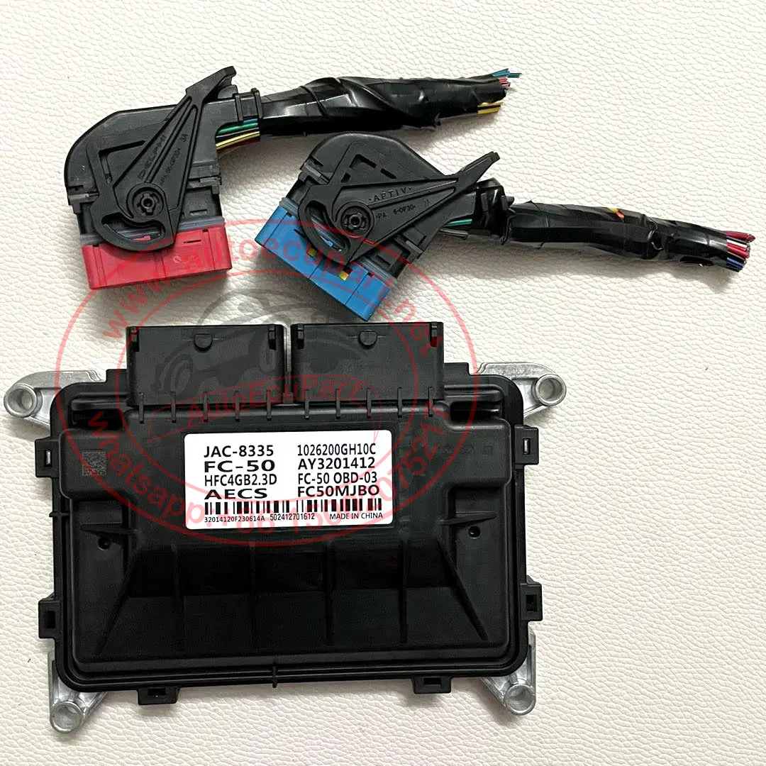Original New Aecs 1026200Gh10c, Ay3201412 Ecu & Connector For Jac S2 Hfc4gb2.3D Jac-8335 Ecm 1