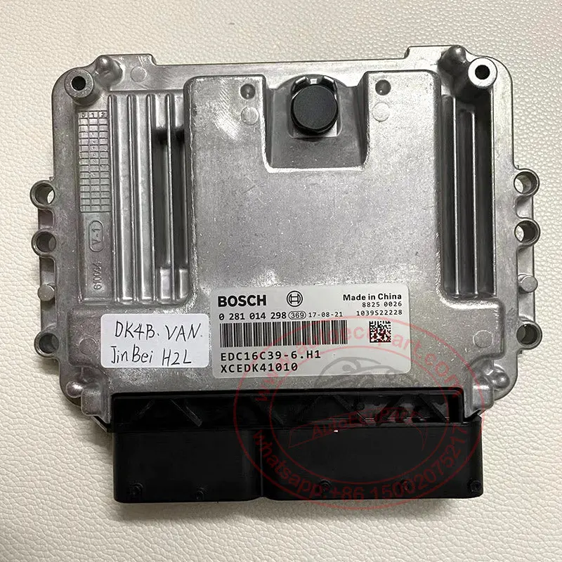 Original New Bosch 0281014298 Edc16c39-6.H1 Dk4b Ecu For Jin Bei H2l Van (0 281 014 298) Electronic Control Module Ecm 1