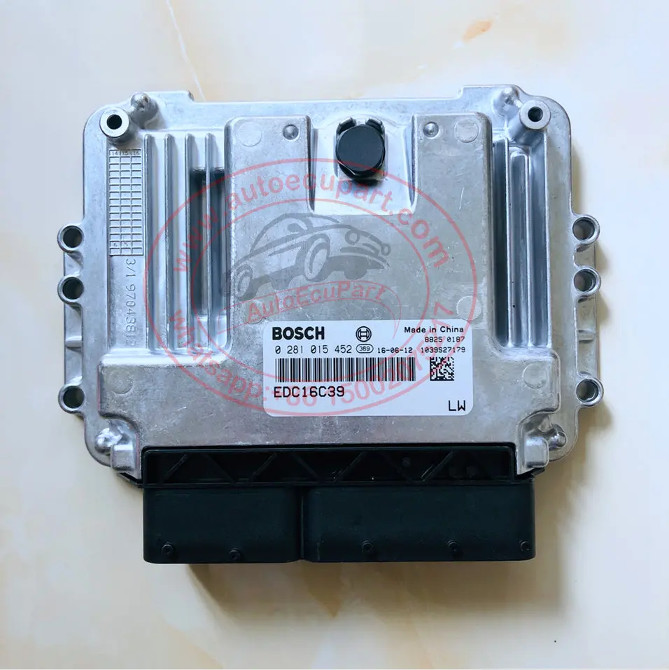 Original New Bosch 0281015452 Edc16c39 Ecu Ecm For Jinbei Haise Minibus (0 281 015 452) Diesel Engine Computer 1