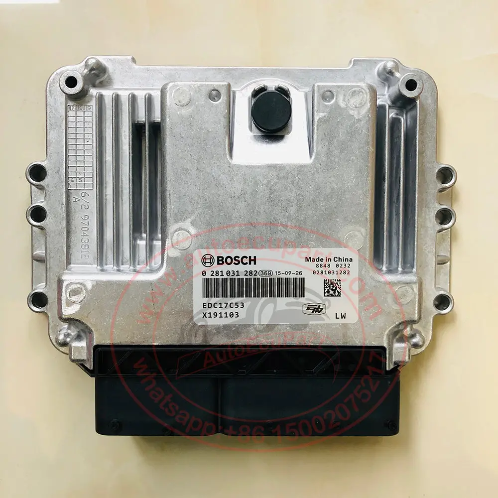 Original New Bosch Edc17c53 Ecu 0281031282 (0 281 031 282) For Jac T6 Foday Leopaard Pickup Engine Computer 1