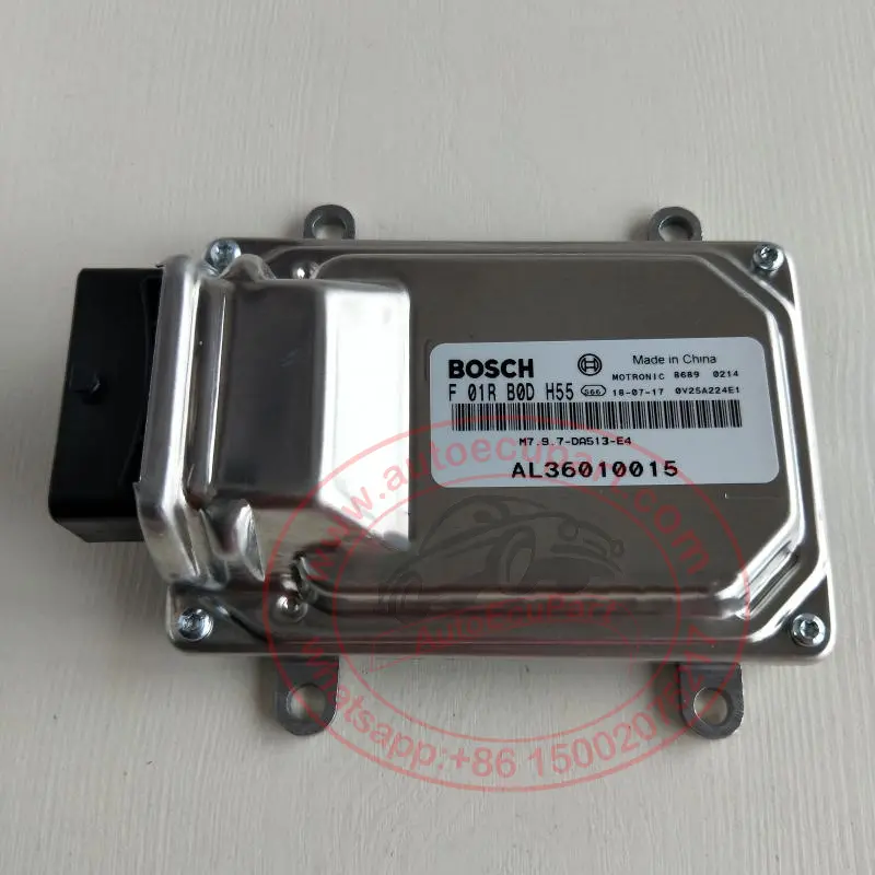 Original New Bosch M7.9.7 Ecu Ecm F01rb0dh55 (F 01R B0d H55) Al36010015/Da513-E4 For Hafei Engine Computer 1