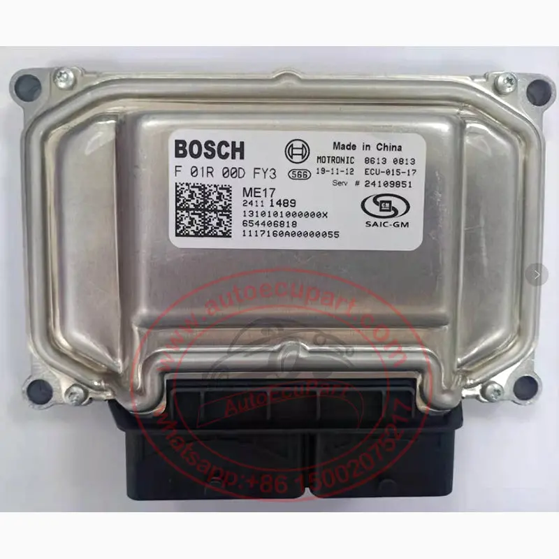 Original New Bosch Me17 Ecu F01r00dfy3 (F 01R 00D Fy3) 24111489 24109851 Ecm For Gm Chevrolet Sail Engine Computer 1