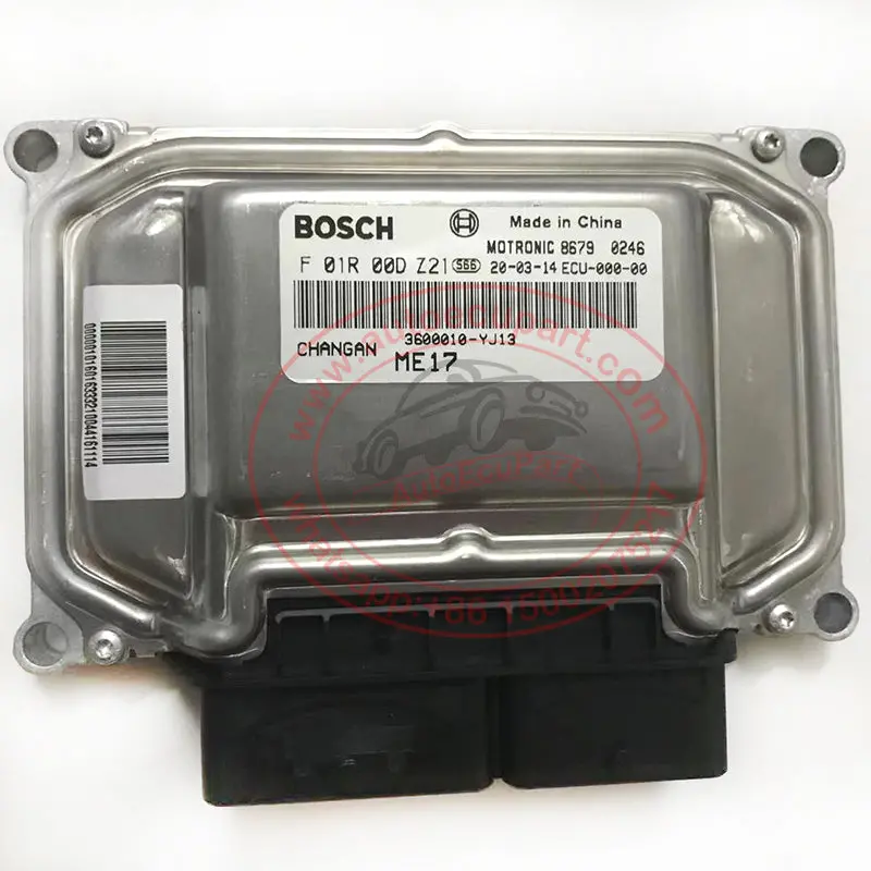 Original New Bosch Me17 Ecu F01r00dz21 (F 01R 00D Z21) 3600010-Yj13 Ecm For Changan Cx70, Alsvin V7 Engine Computer 1