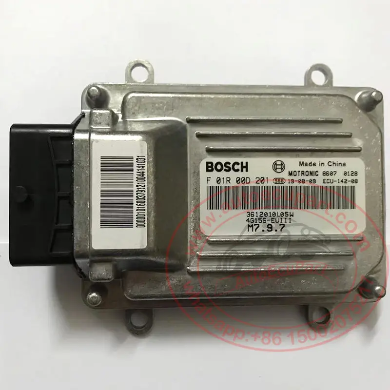 Original New Bosch Me7.9.7 Ecu F01r00d201 (F 01R 00D 201) 3612010L05w 4G15s-Euiii Plug And Start For Zotye 5008 1