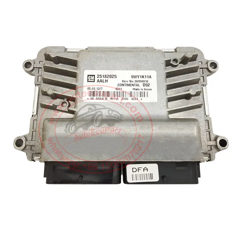 Original New Continental D52 Ecm 96958816 25182025 5Wy1k11a For Chevrolet Spark Electronic Control Unit Ecu 1