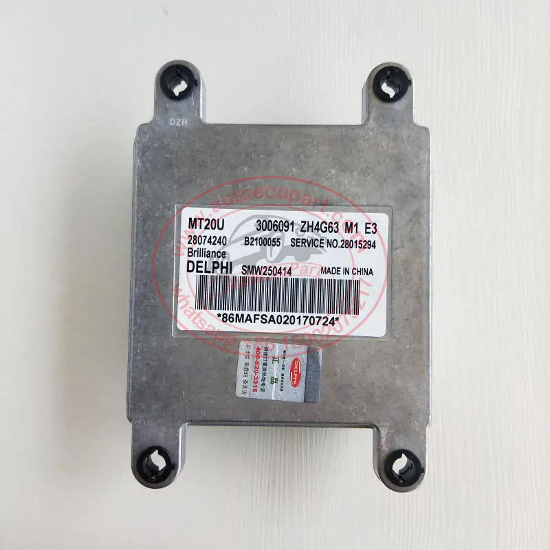 Original New Delphi Engine Ecu 28074240 3006091 Zh4g63 For Brilliance Zhonghua Grandeur 1
