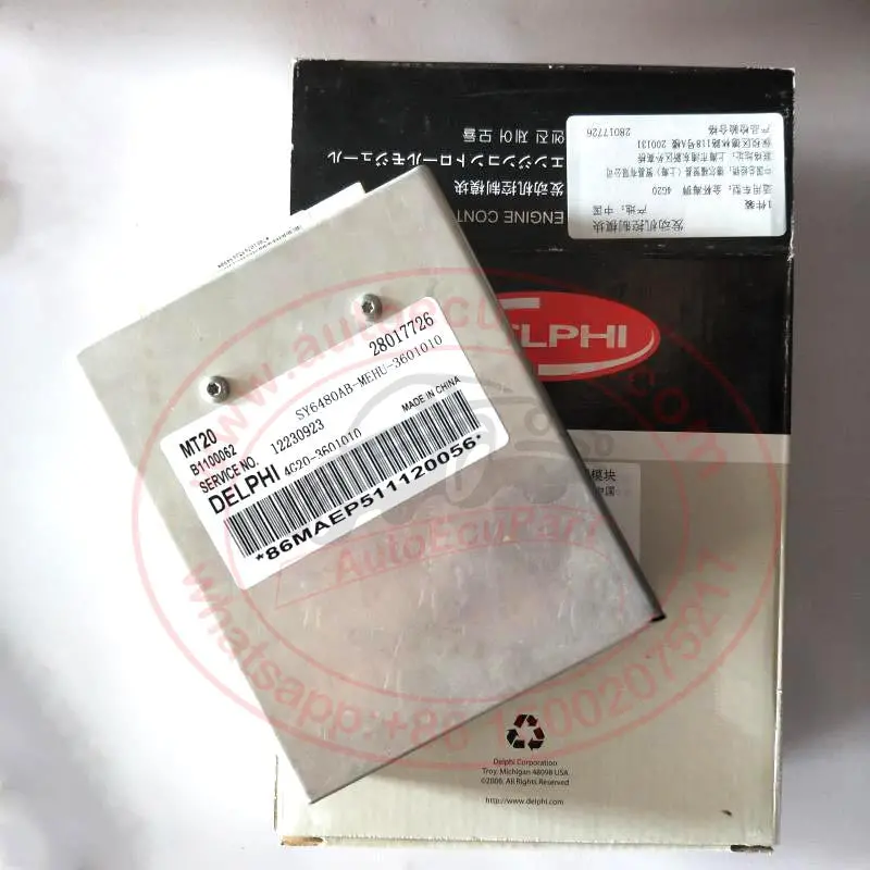 Original New Delphi Engine Ecu Mt20 Ecm 28017726 4G20-3601010 12230923 For Jinbei 1