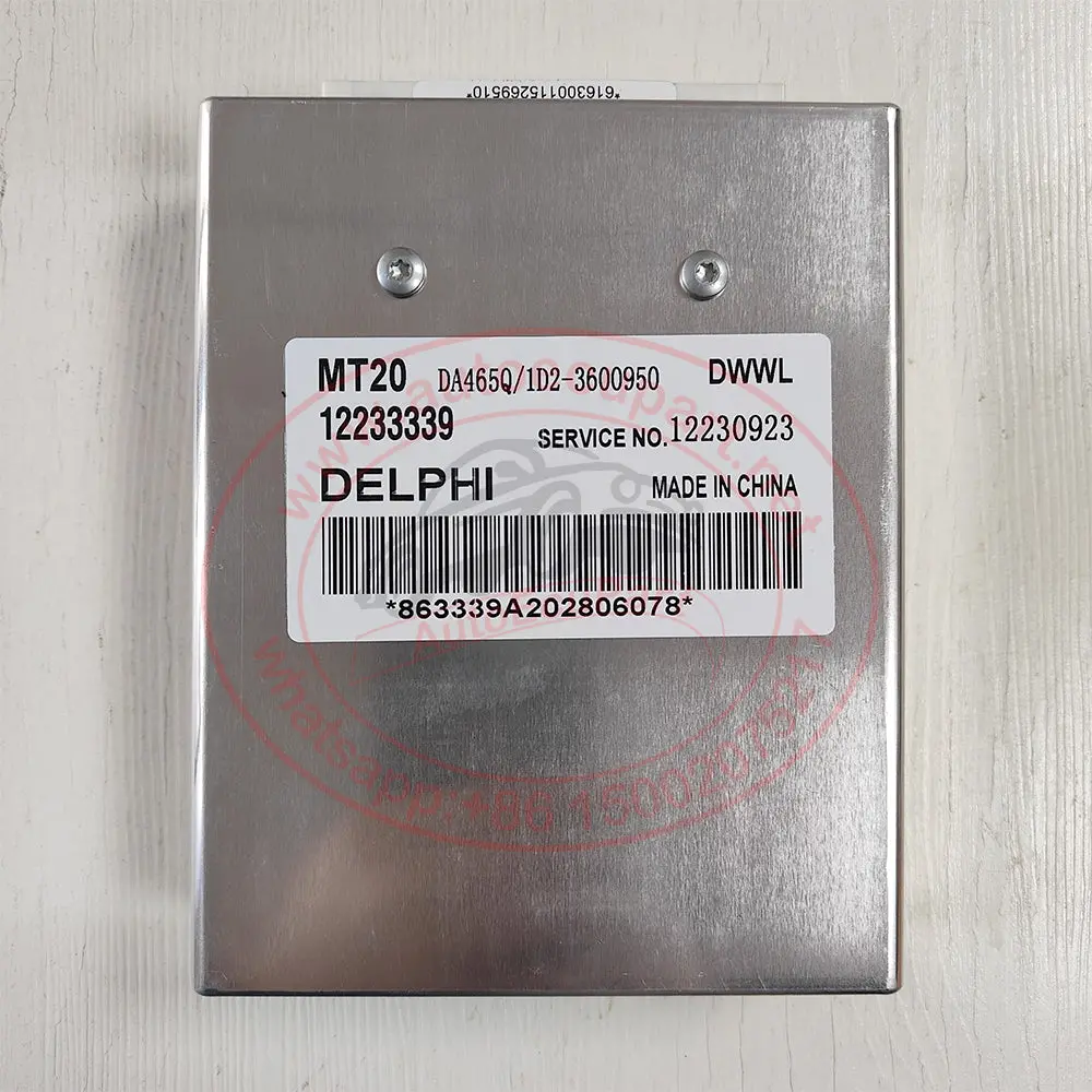 Original New Delphi Mt20 Ecu 12233339 3601010-2J0 12230923 For The First Automobile Works  Faw Jiabao Vango Engine Computer Ecm 1
