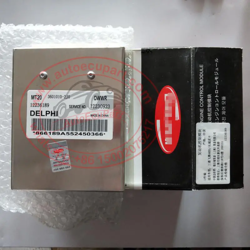Original New Delphi Mt20 Ecu 12236189 3601010-2J0 12230923 For Great Wall Jmc Pickup Jm4910-Me Engine Computer Ecm (0 281 017 404) 1