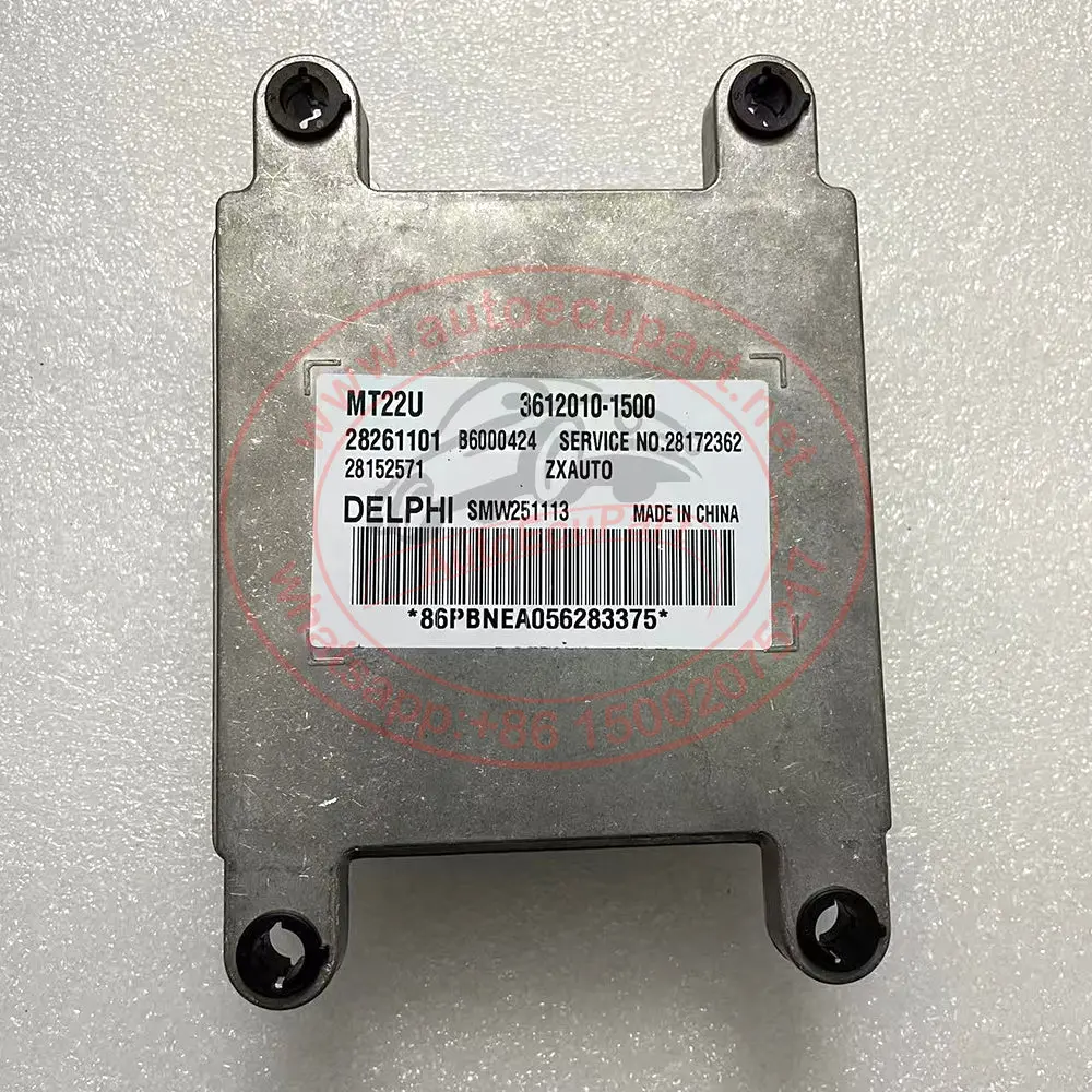 Original New Delphi Mt20u2 Smw251113 28261101 3612010-1500 28172362 Ecu For Zxauto Tiger V3 V5 Engine 1
