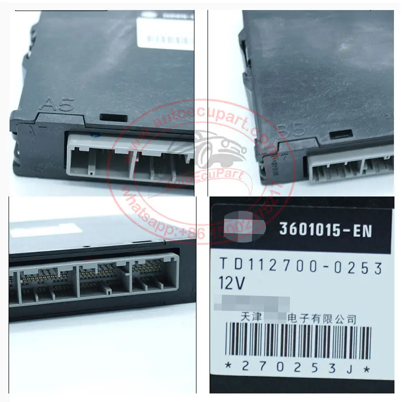 Original New Denso Td112700-0253, 3601015-En 12V Ecu For Faw Oley Ecm Electronic Control Module Td1127000253 2