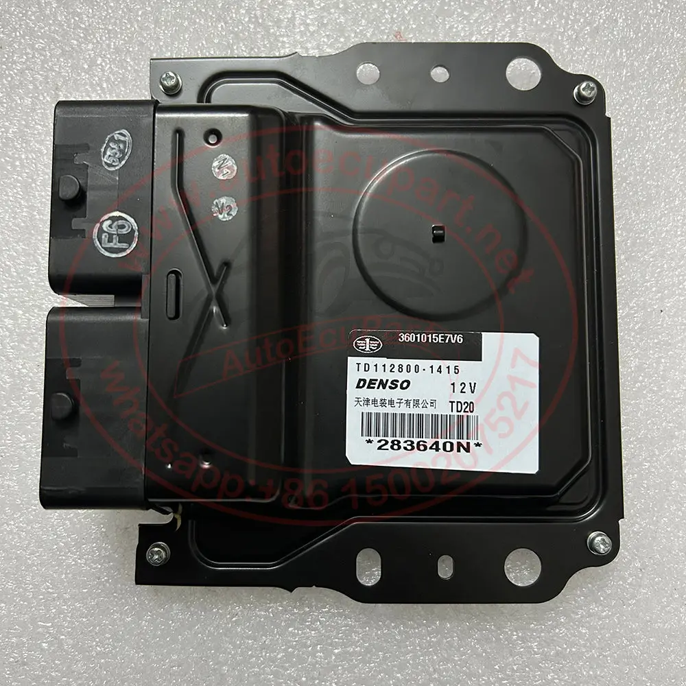Original New Denso Td20 Ecu Td112800-1415 3601015E7v6 For Faw T80 2023 2024 Engine Computer 1