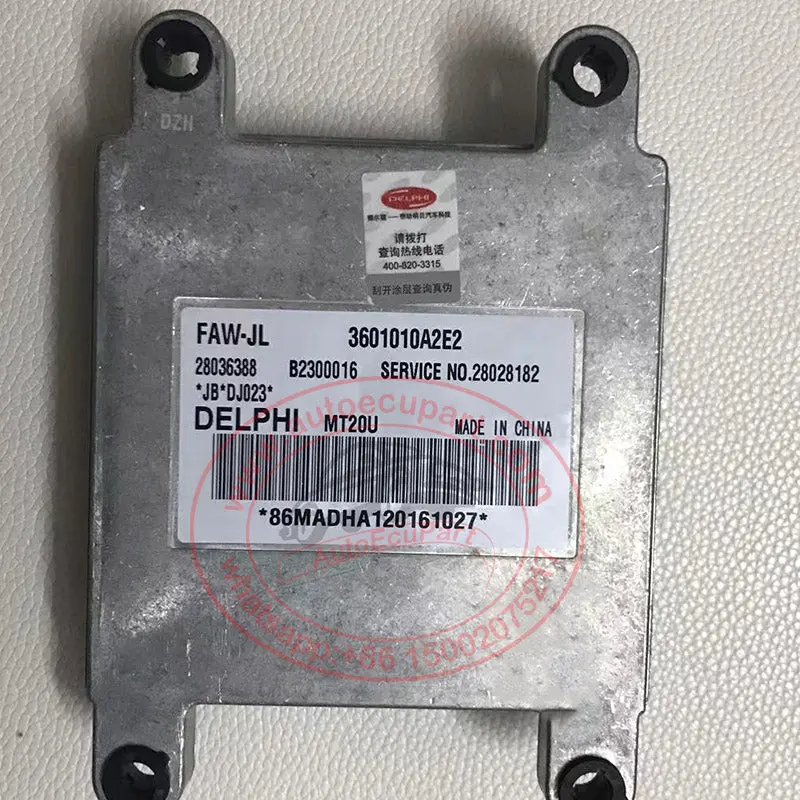 Original New Delphi Mt20u Ecu 28036388 3601010A2e2 B2300016 For Faw Engine Computer Ecm 1