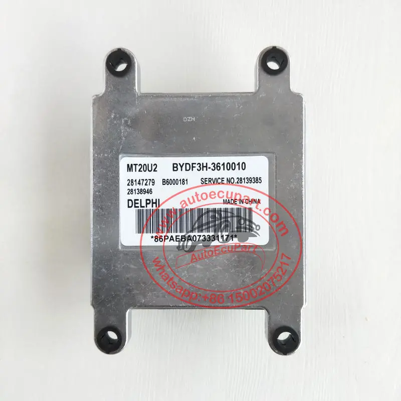Original New Delphi Mt20u2 Ecu 28147279 B6000181 Bydf3h-3610010 Electronic Control Unit For Byd F3 1