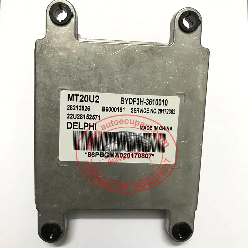 Original New Delphi Mt20u2 Ecu 28212526 B6000181 Bydf3h-3610010 Electronic Control Unit For Byd F3 1