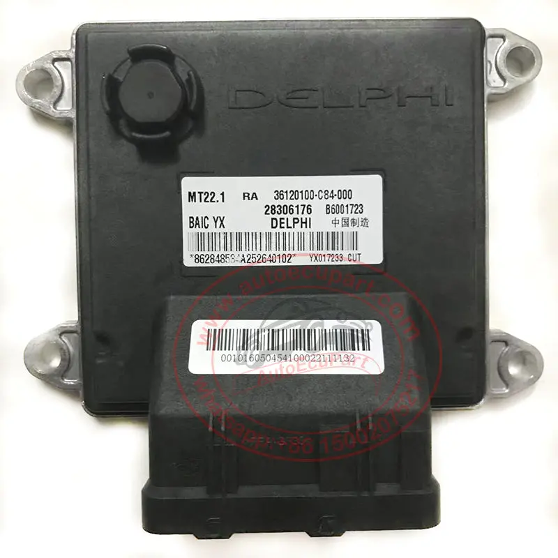 Original New Delphi Mt22.1 Ecu 36120100-C84-000 28306176 B6001723 Ecm For Baic Yx Engine Computer 1