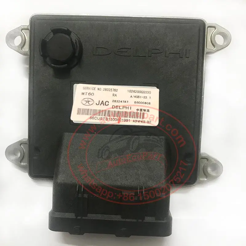 Original New Delphi Mt60 Ecm Ecu 1026200Gg030 28325762 28324787 B600808 For Jac J4 Hfc7130a1v Engine Computer 1
