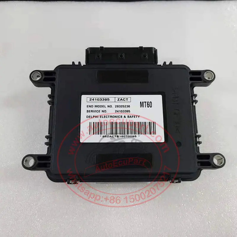 Original New Delphi Mt60 Ecu 24103395 Zact For Gm Chevrolet Sail Electronic Control Unit (Compatible 24106050) 1