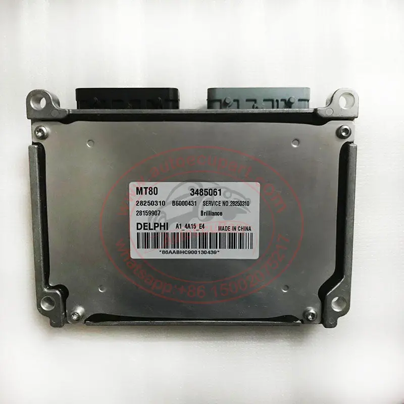 Original New Delphi Mt80 Ecu 28250310 3485061 28159907 B6000431 Ecm For Brilliance Engine Computer Electronic Control Unit 1