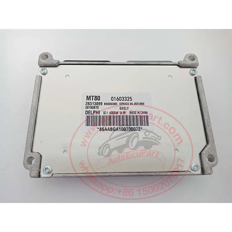 Original New Delphi Mt80 Ecu 28329155 01603325 B6000385 28313899 For Geely Emgrand 1