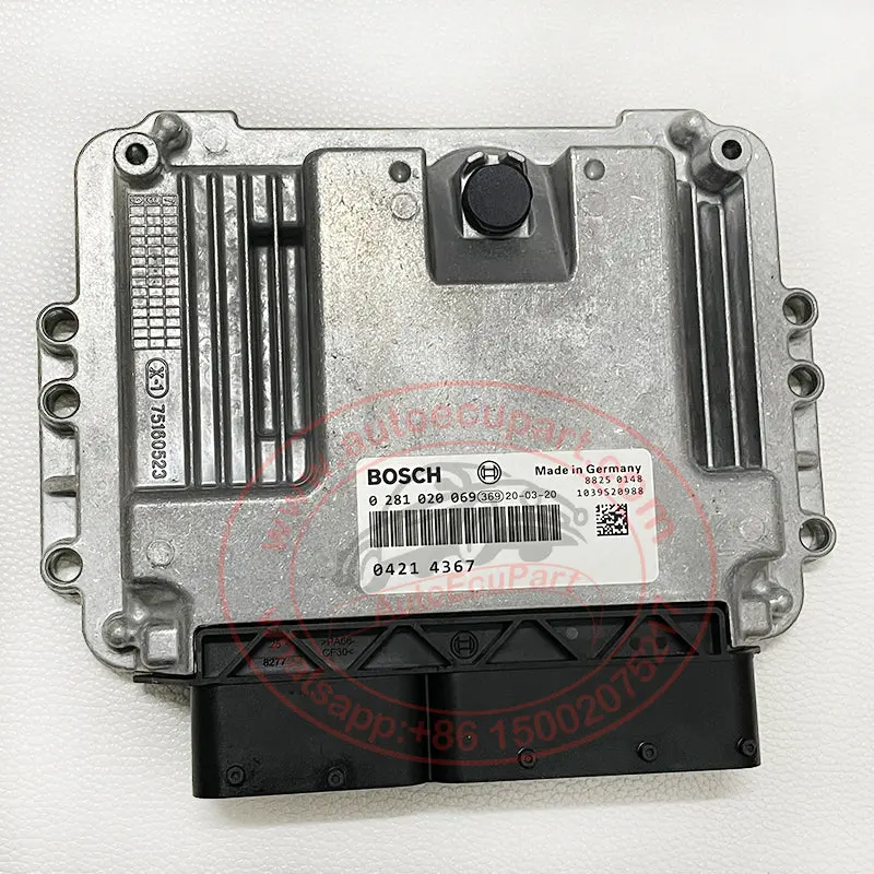 Original New Ecu 0281020069 04214366 04214367 For Hamm Compactor Road Roller Digger Pavers Screen Plant Deutz Tcd2012 Tcd2013 Engine Control Unit Ecm 1