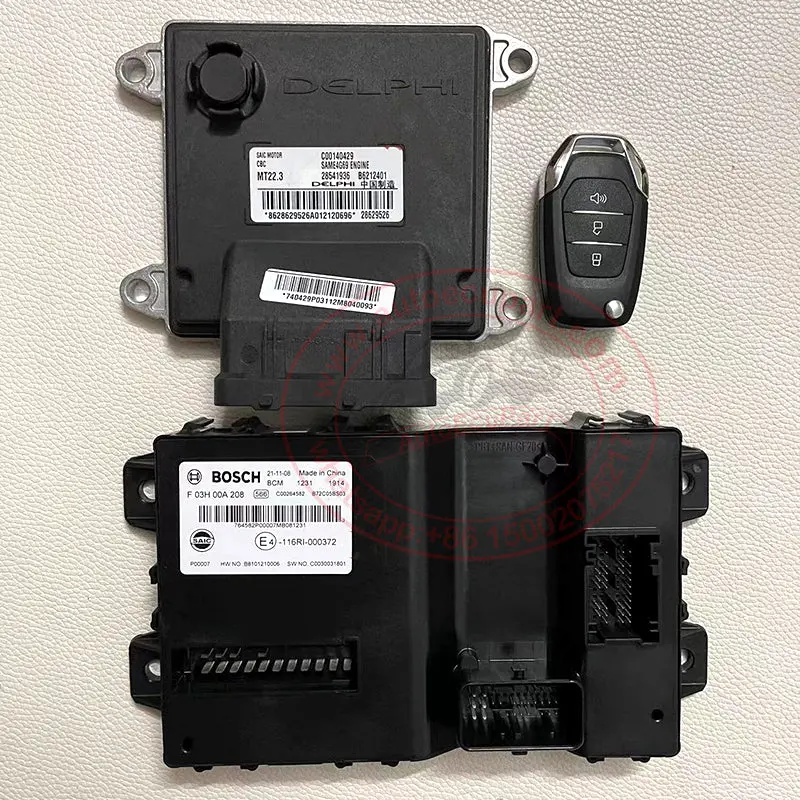 Original New Ecu 28541936 B6212401 C00140429 + Bcm F03h00a208 + Remote Key For Ldv Maxus T60 1