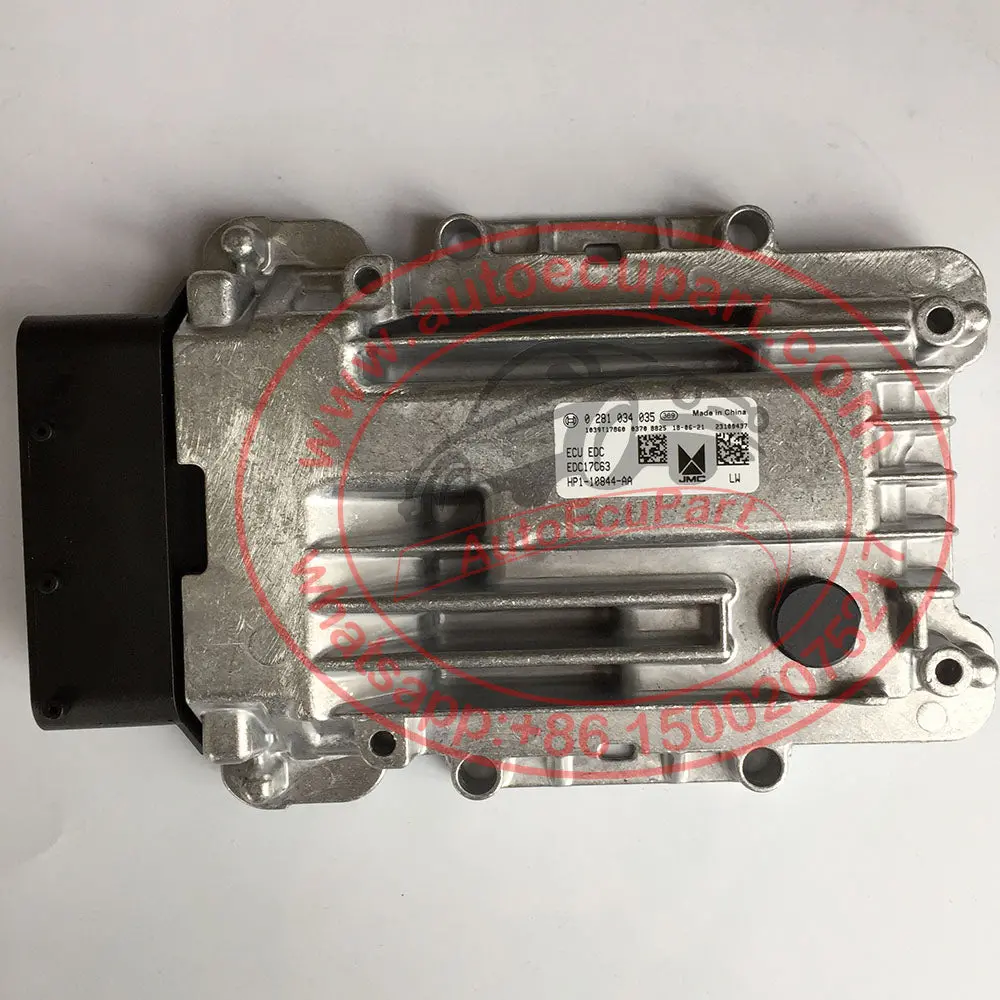 Original New Edc17c63 Ecu 0281034035 Hp1-10844-Aa For Jmc Vigus 2Wd 4Wd Diesel Pickup Engine Computer Ecm 1
