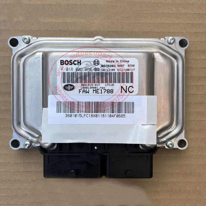 Original New F01r00dbf6, 3601015-4V7 Ecu Me1788 For Faw X40 R7 Electronic Control Unit Ecm (F 01R 00D Bf6) 1