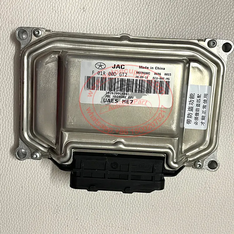 Original New F01r00dgt2 1026200Gk041 Ecu Me7 Uaes For Jac S3 Hfc4gb3 Electric Conrrol Unit Engine Computer (F 01R 00D  Gt2) 1