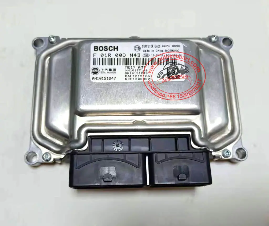 Original New F01r00dn43/ F 01R 00D N43/ An10191247 Hw10177140 Sw10191249 Me17 Ecu Engine Computer For Saic Mg Mg3 1