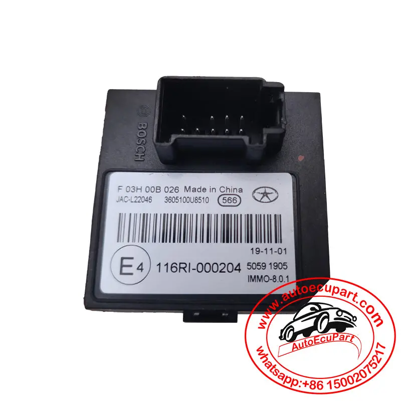 Original New Immobilizer 3605100U8510 F03h00b026 Jac-L22046 Immo Box For Jac S2 S3 A30  (F 03H 00B 026) 1