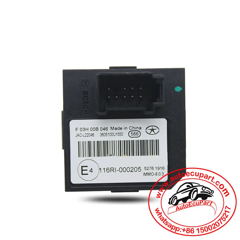 Original New Immobilizer 3605100U1550 F03h00b046 For Jac S2 S5 M3 Jac-L22046 Immo Control Module 1