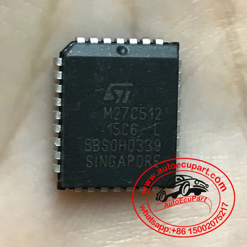 Original New M27c512-15C6 Eeprom Chip Stmicroelectronics Ic 1