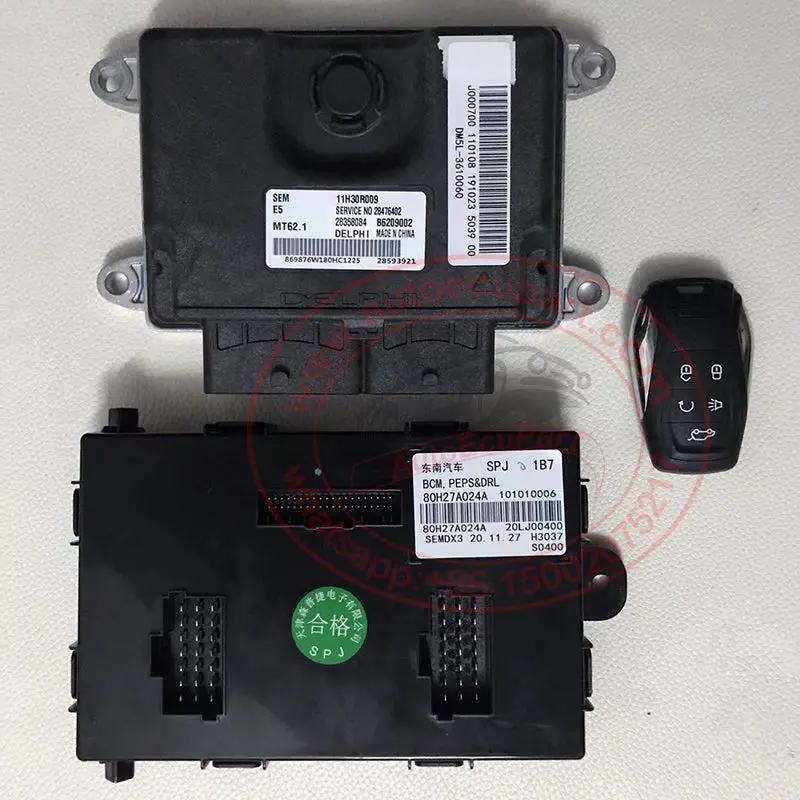 Original New Mt62.1 Ecu 11H30r009 28476402 B6209002 + Bcm Peps 80H27a024a + Remote Control For Soueast Dx3 1