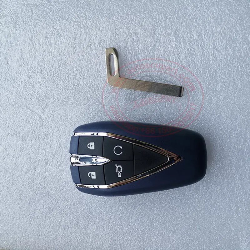 3608030-Cd02-Aa Original Proximity Smart Key 433Mhz 4A Chip 4 Button For Changan Cs75 Plus 2021 (Blue) 1