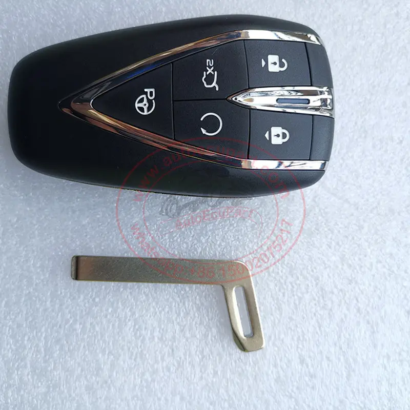 Original New Proximity Smart Key 4A Chip 433Mhz 5 Button For Changan Uni-T 2020 1