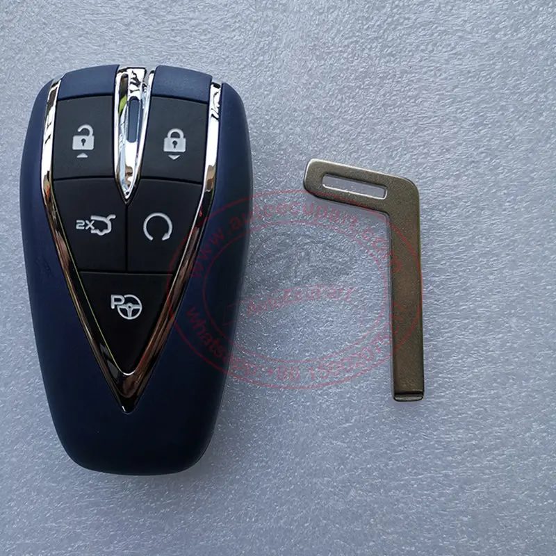Original New Proximity Smart Key 5 Button 433Mhz 4A Chip For Changan Cs75 Plus 2021 (Blue) 1